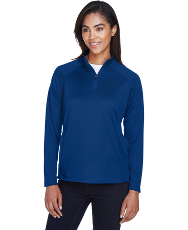 DG440W Devon & Jones Ladies' Stretch Tech-Shell?Co in True royal front view