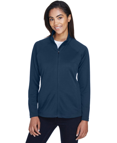 DG420W Devon & Jones Ladies' Stretch Tech-Shell Co in Navy front view