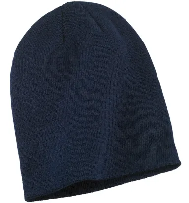 BA519 Big Accessories Slouch Beanie in Navy front view
