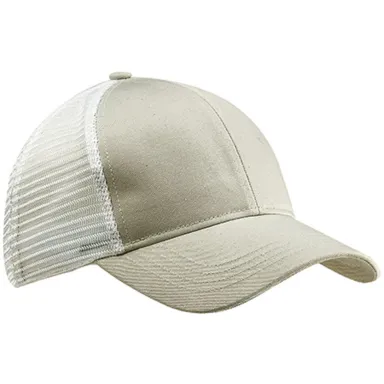 EC7070 econscious Eco Trucker Organic/Recycled in Dolphin/ white front view
