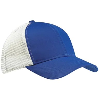 EC7070 econscious Eco Trucker Organic/Recycled in Royal/ white front view