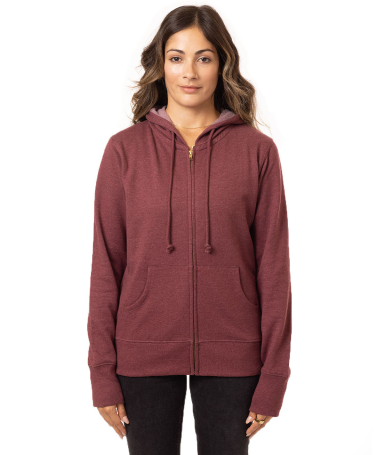 EC4580 econscious Ladies' 7 oz. Organic/Recycled H in Berry front view