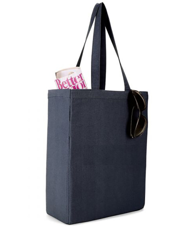 120 Gemline All-Purpose Tote in Navy front view