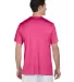 4820 Hanes® Cool Dri® Performance T-Shirt in Wow pink back view