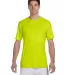 4820 Hanes® Cool Dri® Performance T-Shirt in Safety green front view