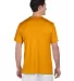 4820 Hanes® Cool Dri® Performance T-Shirt in Safety orange back view