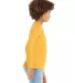 BELLA+CANVAS 3501Y Youth Long-Sleeve T-Shirt in Hthr yllow gold side view