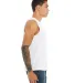 BELLA+CANVAS 3483 Mens Jersey Muscle Tank in White side view