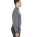 8210LS UltraClub® Adult Cool & Dry Long-Sleeve Me CHARCOAL side view