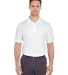 8210T UltraClub® Men's Tall Cool & Dry Mesh Piqu? WHITE front view
