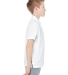 8210Y UltraClub® Youth Cool & Dry Mesh Piqué Pol WHITE side view