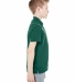 8210Y UltraClub® Youth Cool & Dry Mesh Piqué Pol FOREST GREEN side view