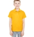 8210Y UltraClub® Youth Cool & Dry Mesh Piqué Pol GOLD front view