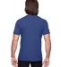  6750 Anvil Adult Tri-Blend Tee  in Heather blue back view