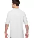  537 Jerzees Men's Easy Care™ Pique Polo WHITE back view