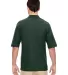  537 Jerzees Men's Easy Care™ Pique Polo FOREST GREEN back view