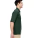  537 Jerzees Men's Easy Care™ Pique Polo FOREST GREEN side view