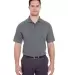  8550 UltraClub Men's Basic Piqué Polo  CHARCOAL front view