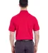  8550 UltraClub Men's Basic Piqué Polo  RED back view
