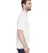 8210 UltraClub® Men's Cool & Dry Mesh Piqué Polo WHITE side view