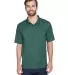 8210 UltraClub® Men's Cool & Dry Mesh Piqué Polo FOREST GREEN front view