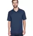 8210 UltraClub® Men's Cool & Dry Mesh Piqué Polo NAVY front view