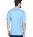 8210 UltraClub® Men's Cool & Dry Mesh Piqué Polo COLUMBIA BLUE back view