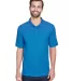 8210 UltraClub® Men's Cool & Dry Mesh Piqué Polo PACIFIC BLUE front view