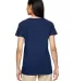 5V00L Gildan Heavy Cotton™ Ladies' V-Neck T-Shir in Navy back view