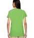 5V00L Gildan Heavy Cotton™ Ladies' V-Neck T-Shir in Lime back view