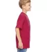 498Y Hanes Youth nano-T® T-Shirt in Deep red side view
