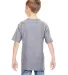 498Y Hanes Youth nano-T® T-Shirt in Light steel back view