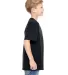 498Y Hanes Youth nano-T® T-Shirt in Black side view