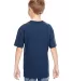 498Y Hanes Youth nano-T® T-Shirt in Navy back view