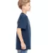 498Y Hanes Youth nano-T® T-Shirt in Navy side view