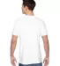 SF45 Fruit of the Loom Adult Sofspun™ T-Shirt WHITE back view