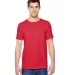 SF45 Fruit of the Loom Adult Sofspun™ T-Shirt FIERY RED front view