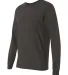 SFL Fruit of the Loom Adult Sofspun™ Long-Sleeve CHARCOAL GREY side view