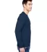 SFL Fruit of the Loom Adult Sofspun™ Long-Sleeve J NAVY side view