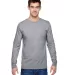 SFL Fruit of the Loom Adult Sofspun™ Long-Sleeve ATHLETIC HEATHER front view