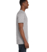 4980 Hanes 4.5 ounce Ring-Spun T-shirt in Light steel side view