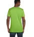 4980 Hanes 4.5 ounce Ring-Spun T-shirt in Lime back view