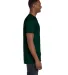 4980 Hanes 4.5 ounce Ring-Spun T-shirt in Deep forest side view