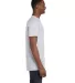 4980 Hanes 4.5 ounce Ring-Spun T-shirt in Ash side view