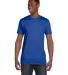 4980 Hanes 4.5 ounce Ring-Spun T-shirt in Deep royal front view
