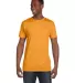 4980 Hanes 4.5 ounce Ring-Spun T-shirt in Gold front view