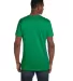 4980 Hanes 4.5 ounce Ring-Spun T-shirt in Kelly green back view