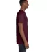 4980 Hanes 4.5 ounce Ring-Spun T-shirt in Maroon side view