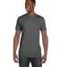4980 Hanes 4.5 ounce Ring-Spun T-shirt in Smoke gray front view