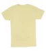 4980 Hanes 4.5 ounce Ring-Spun T-shirt in Lemon mrngue hth back view